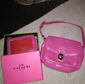 Authentic Coach Purse And Coach Wallet
